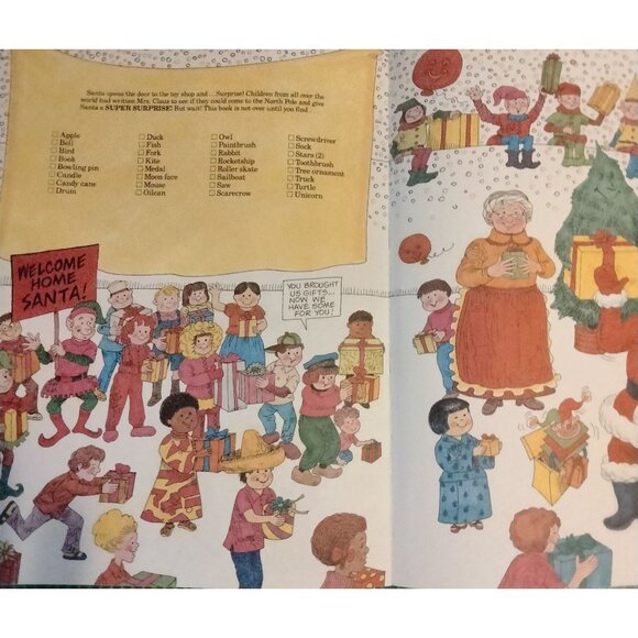 Where Are They Christmas Fun Search And Find Book - Picture 8 of 9